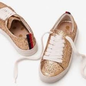 Glittery Gold Boden Shoes